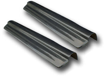 2003-2005 Mitsubishi EVO VIII Carbon Fiber 2PC Front Door Sills - CBD-260.0002E