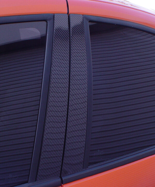 2003-2005 Dodge Neon SRT4 Carbon Fiber B-Pillar Covers - CBD-CFBPCV