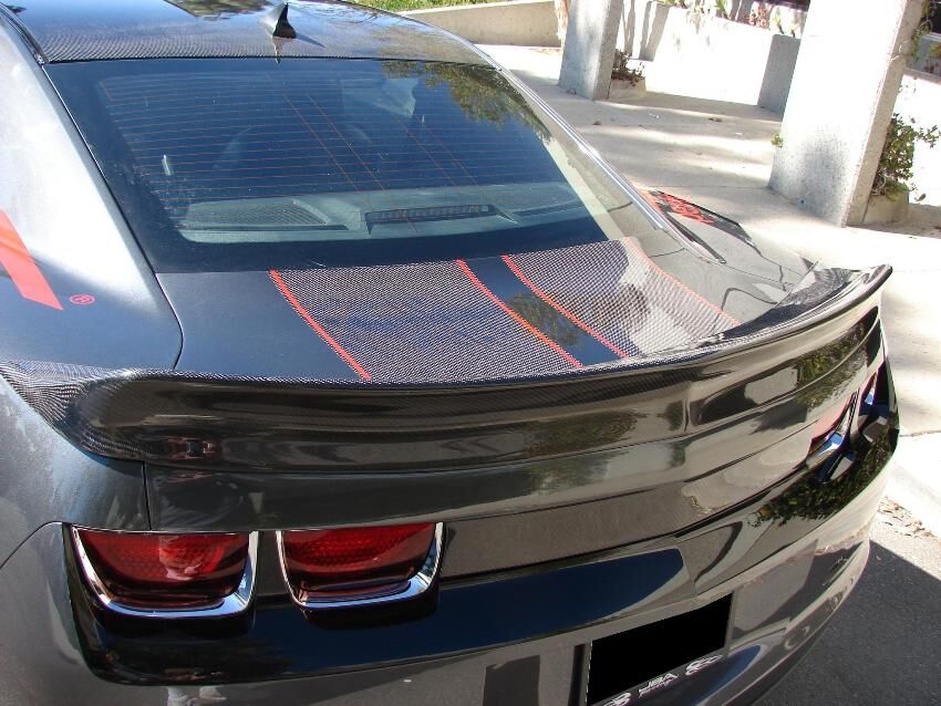 2010-2013 Chevy Camaro 2dr Carbon Fiber Rear Trunk Spoiler Wing