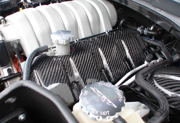 2005-2008 Dodge Magnum 6.1L Carbon Fiber Engine Cover - CBD-DGCHENGCV