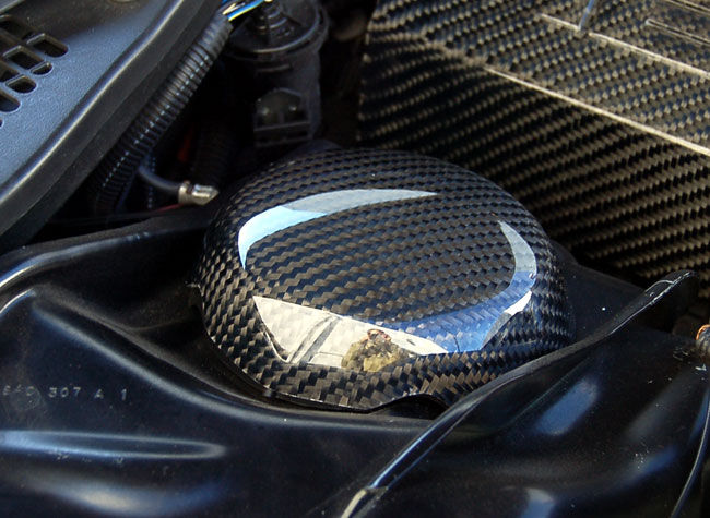 2006-2010 Dodge Charger SRT8 Carbon Fiber Strut Covers - CBD-DGCHSTRCV