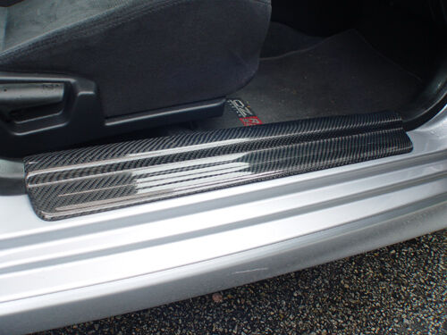2003-2005 Mitsubishi EVO VIII Carbon Fiber 2PC Front Door Sills