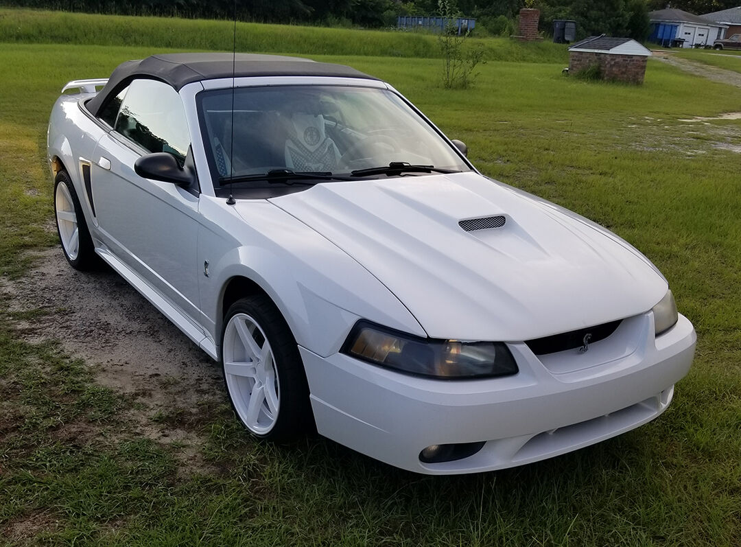 1999-2004 Ford Mustang Cobra R Fiberglass Heat Extractor Hood