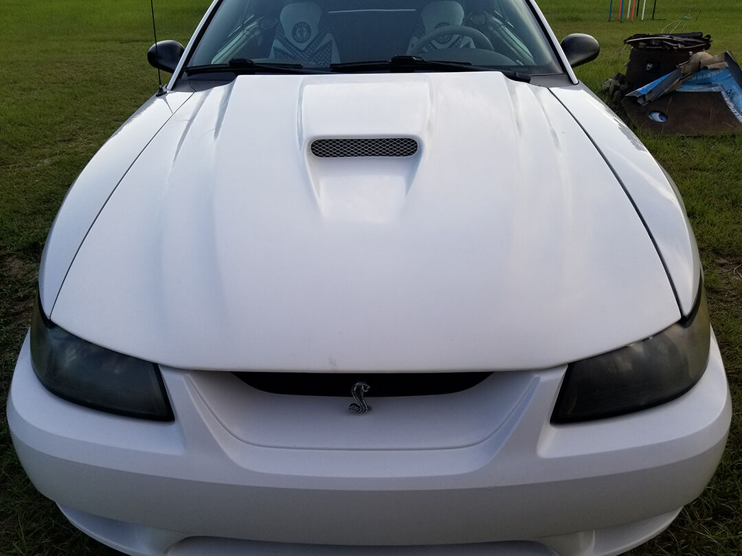 1999-2004 Ford Mustang Cobra R Fiberglass Heat Extractor Hood