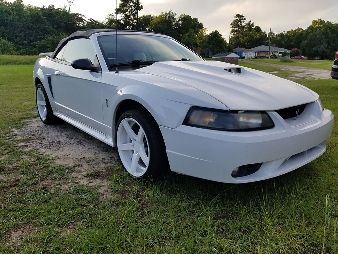 1999-2004 Ford Mustang Cobra R Fiberglass Heat Extractor Hood