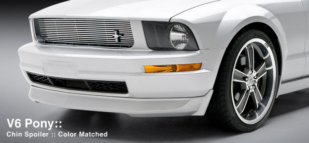 2005-2009 Ford Mustang V6 3DC Poly-Urethane Front Bumper Lip Spoiler