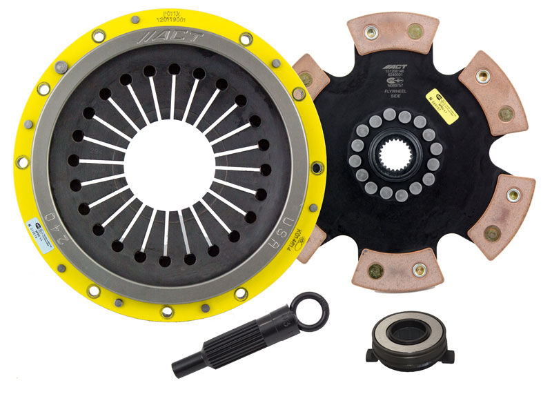 1991-1992 Porsche 911 3.3L 6-CYL ACT Clutch Kit XT/Race Rigid 6 Pad Kit - PO1-XTR6 - Advanced Clutch