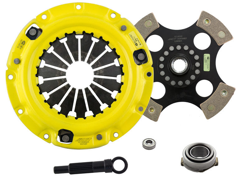 1990-1995 Mazda Protege 1.8L 4-CYL ACT Clutch Kit HD/Race Rigid 4 Pad Kit - ZP2-HDR4 - Advanced Clutch