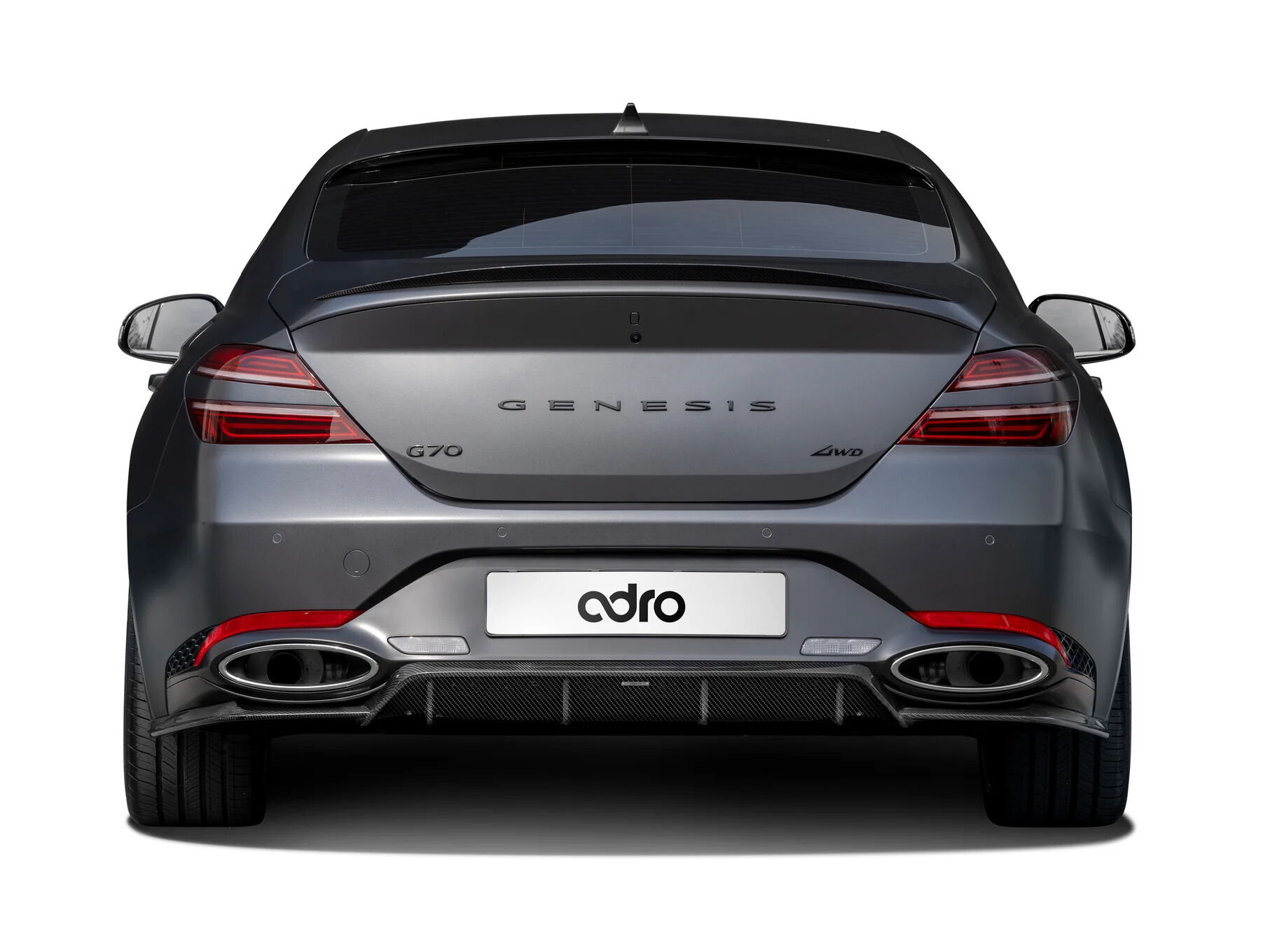 2022-2023 Genesis G70 3.3T V1 Carbon Fiber Rear Diffuser by ADRO USA - A11A11-1301
