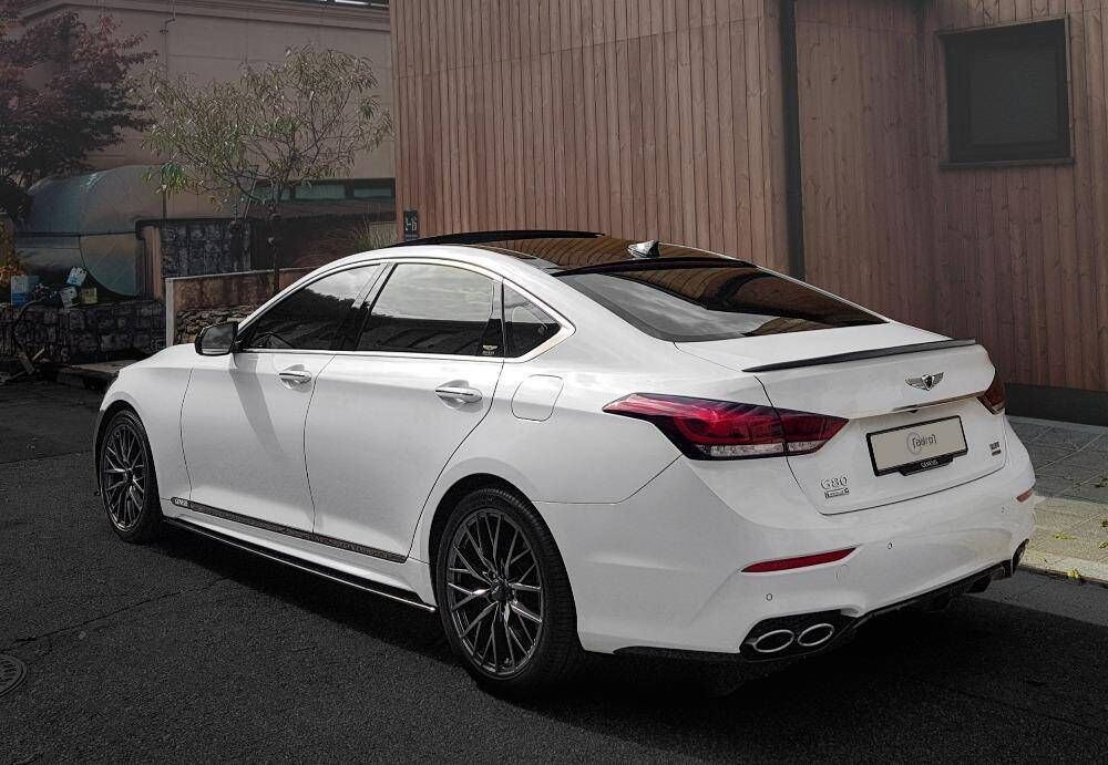 2016-2020 Genesis G80 DH V1 Carbon Fiber Side Skirts by ADRO USA