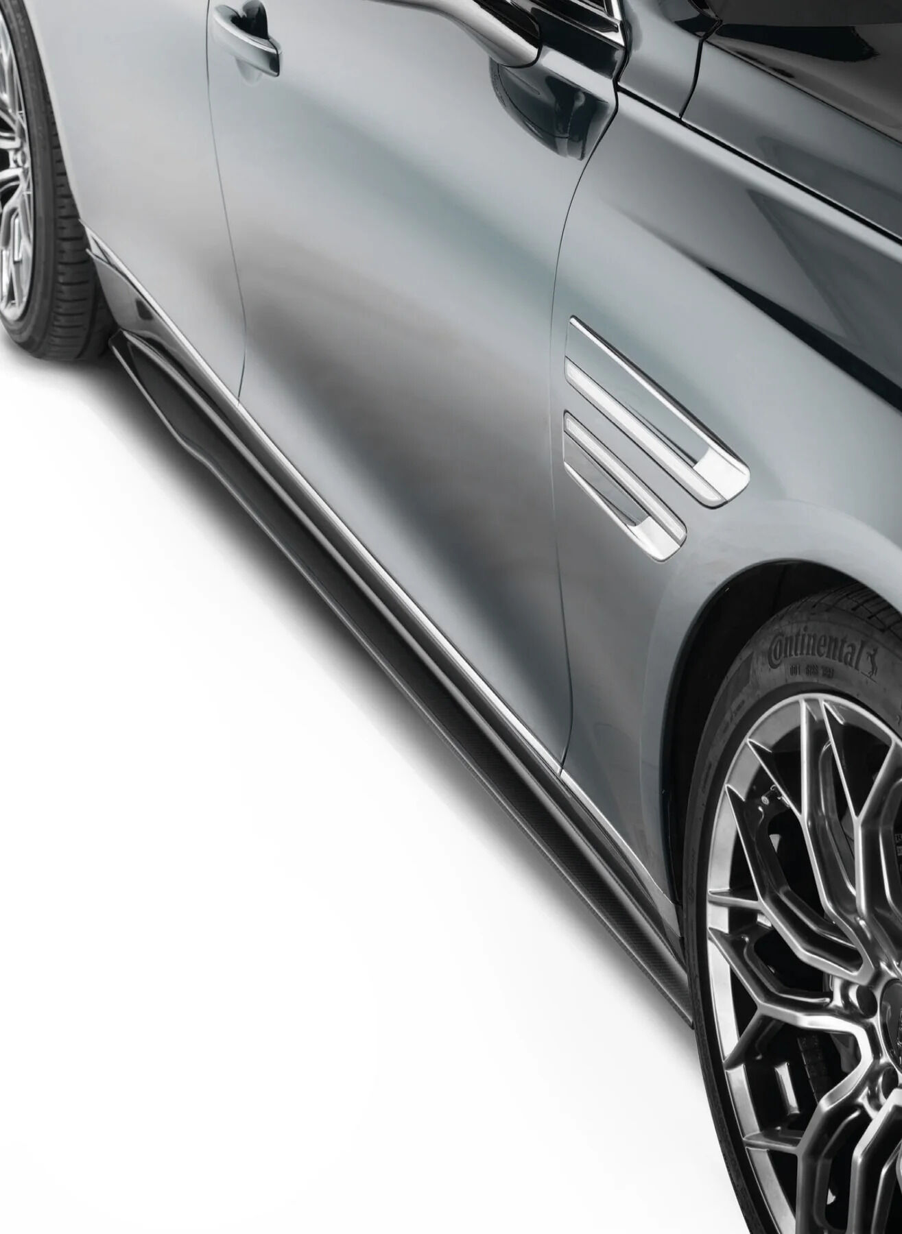 2021-2023 Genesis G80 Prestige/Advanced/Sport 2.5T/3.5T RG3 V2 Carbon Fiber Side Skirts by ADRO USA - A11A21-1402