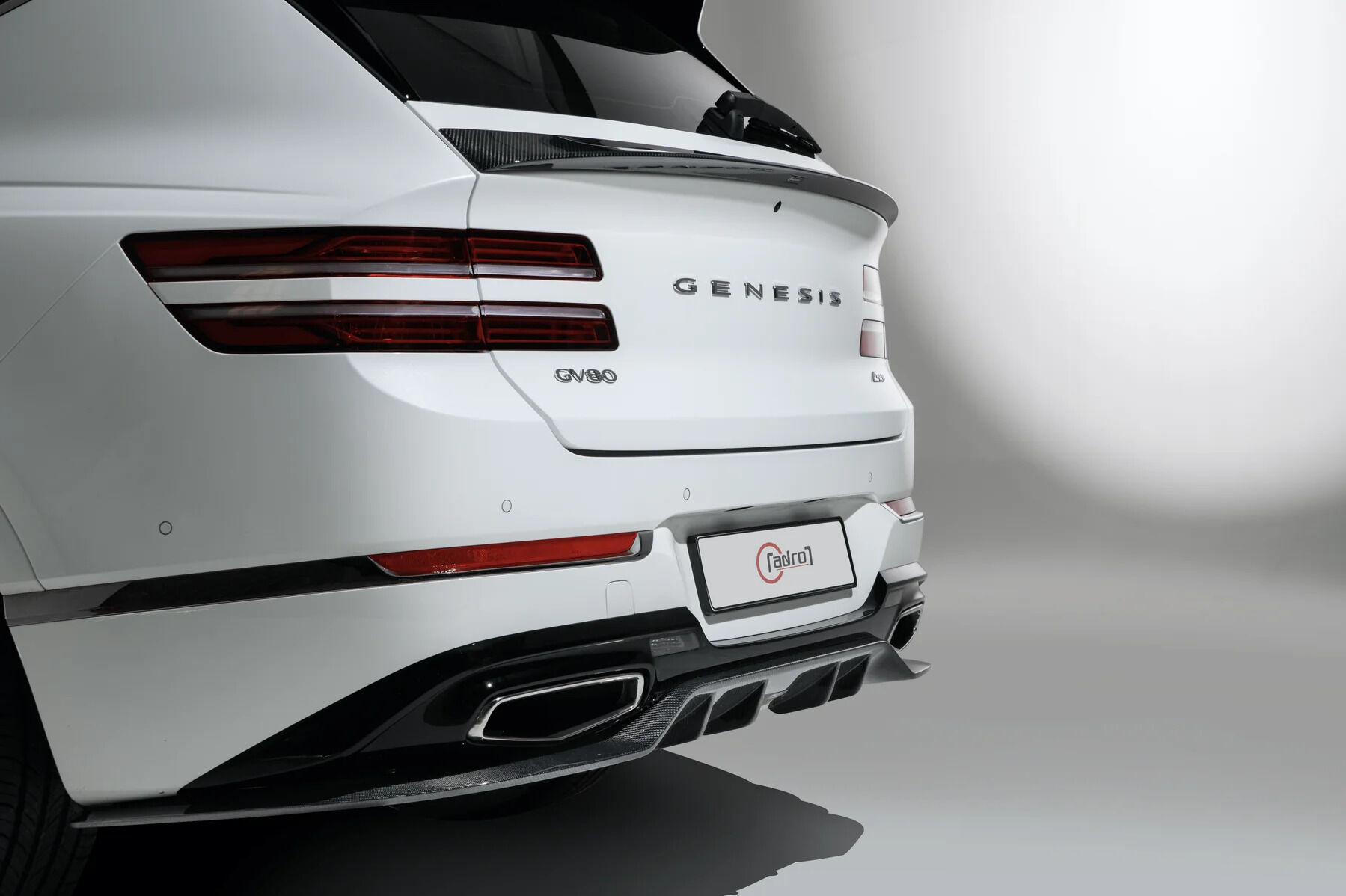 2021-2024 Genesis GV80 Prestige/Advanced 2.5T/3.5T V1 Carbon Fiber Rear Diffuser by ADRO USA