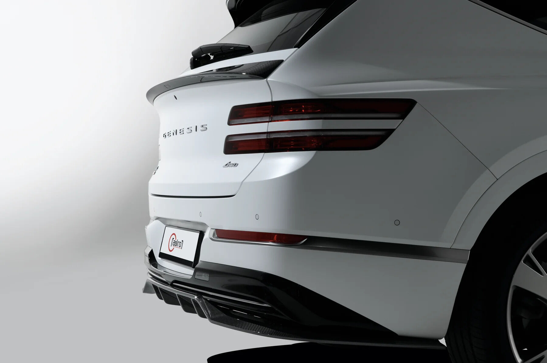 2021-2024 Genesis GV80 Prestige/Advanced 2.5T/3.5T V1 Carbon Fiber Trunk Spoiler by ADRO USA