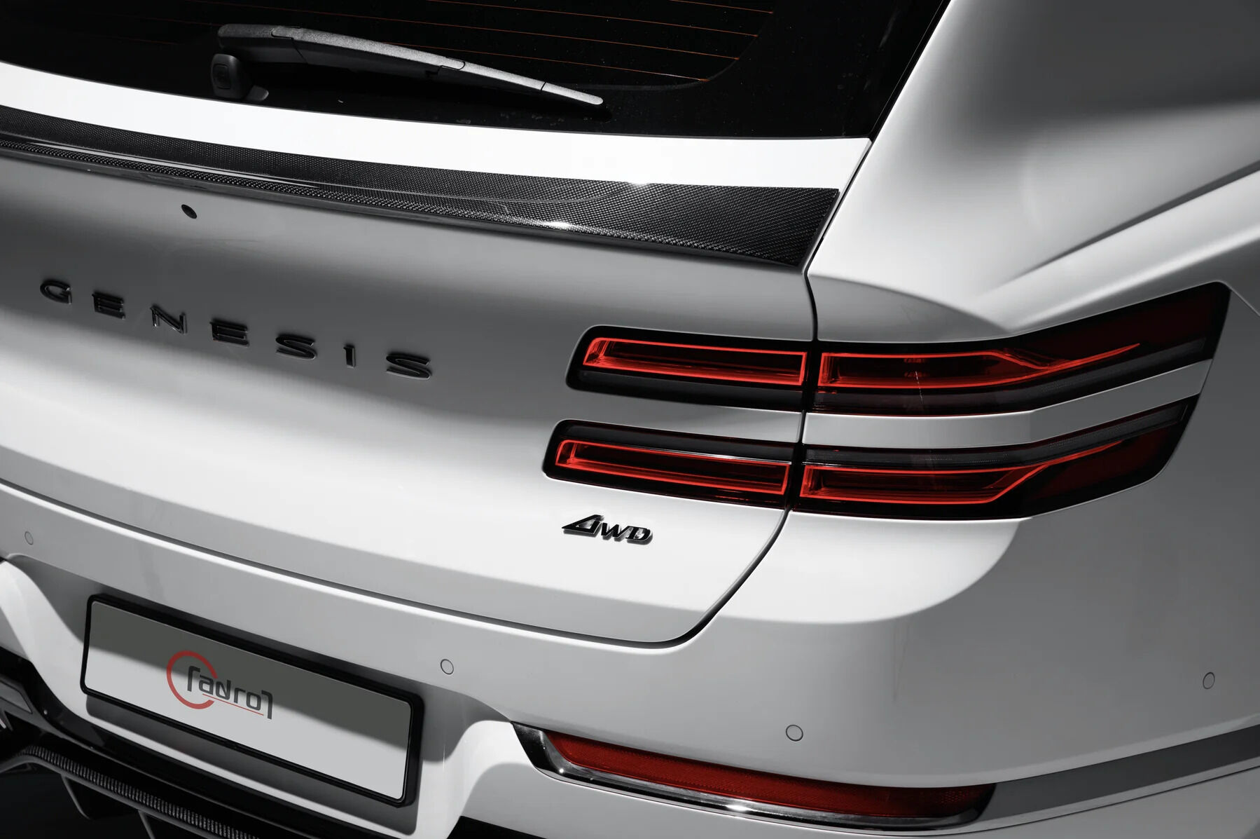 2021-2024 Genesis GV80 Prestige/Advanced 2.5T/3.5T V1 Carbon Fiber Trunk Spoiler by ADRO USA