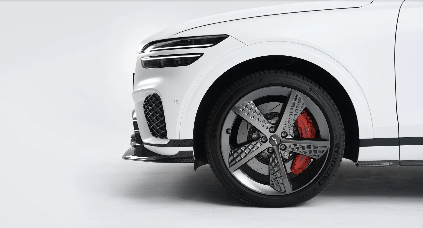 2022-2023 Genesis GV70 Sport Prestige/Sport Advanced/Advanced/ Select 2.5/2.5T/3.5T V1 Carbon Fiber Front Lip by ADRO USA