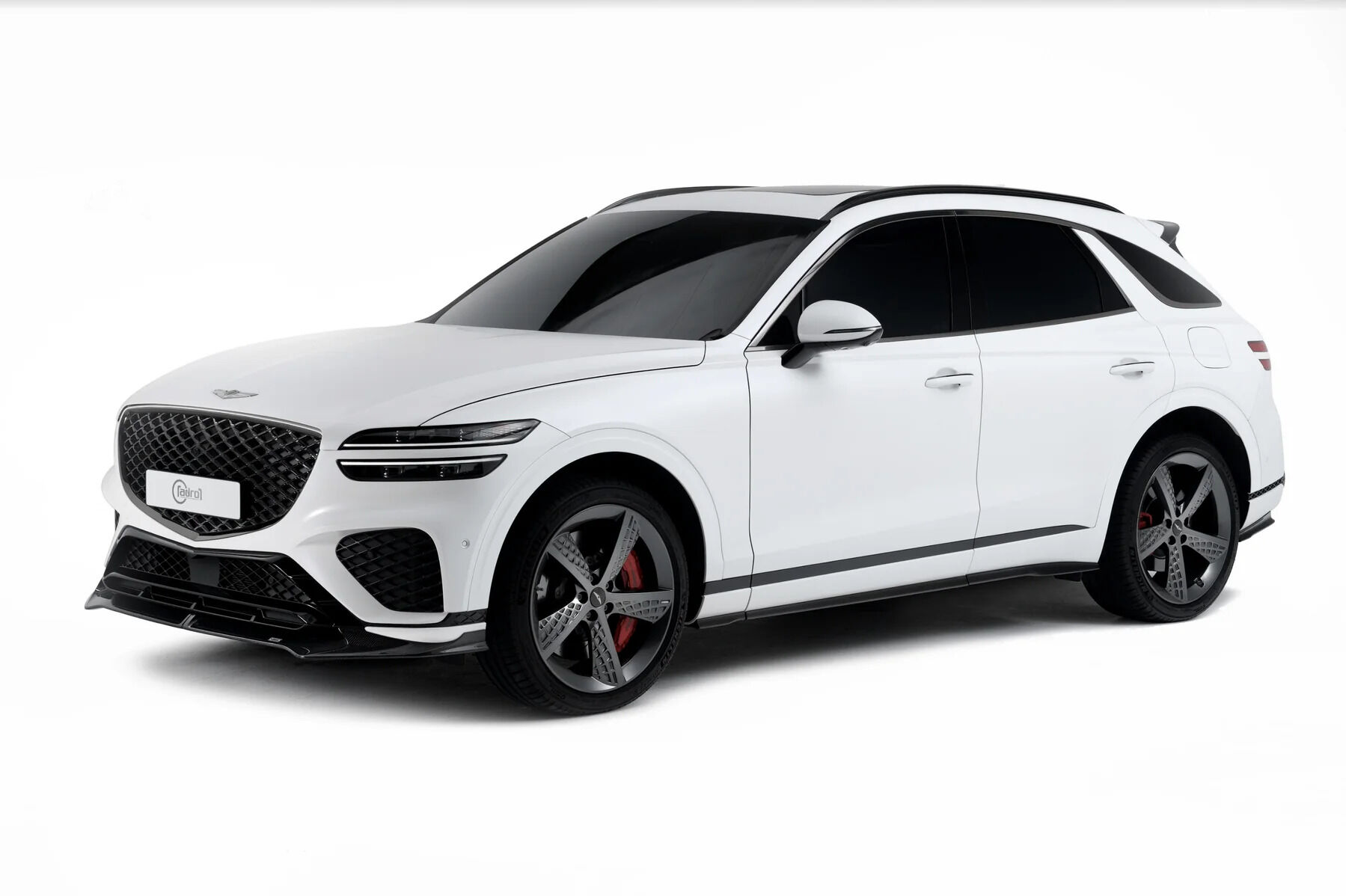 2022-2023 Genesis GV70 Sport Prestige/Sport Advanced/Advanced/ Select 2.5/2.5T/3.5T V1 Carbon Fiber Front Lip by ADRO USA