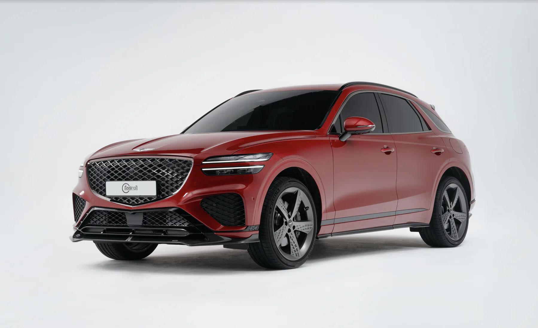 2022-2023 Genesis GV70 Sport Prestige/Sport Advanced/Advanced/ Select 2.5/2.5T/3.5T V1 Carbon Fiber Front Lip by ADRO USA - A11A40-1201