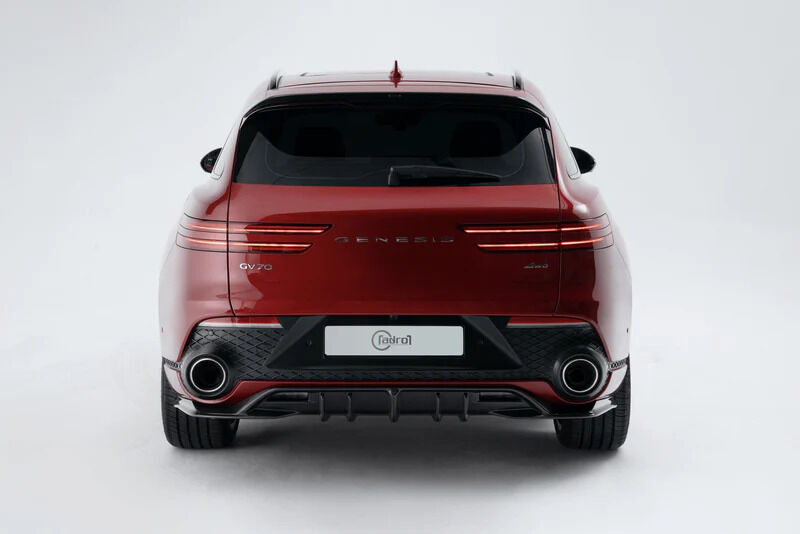2022-2023 Genesis GV70 Sport Prestige/Sport Advanced 2.5T/3.5T V1 Carbon Fiber Rear Diffuser by ADRO USA - A11A40-1301