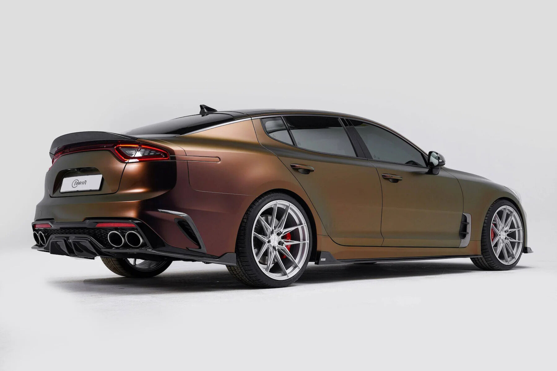 2022-2023 Kia Stinger GT-Line/GT1/GT2 V3 Carbon Fiber Rear Diffuser by ADRO USA