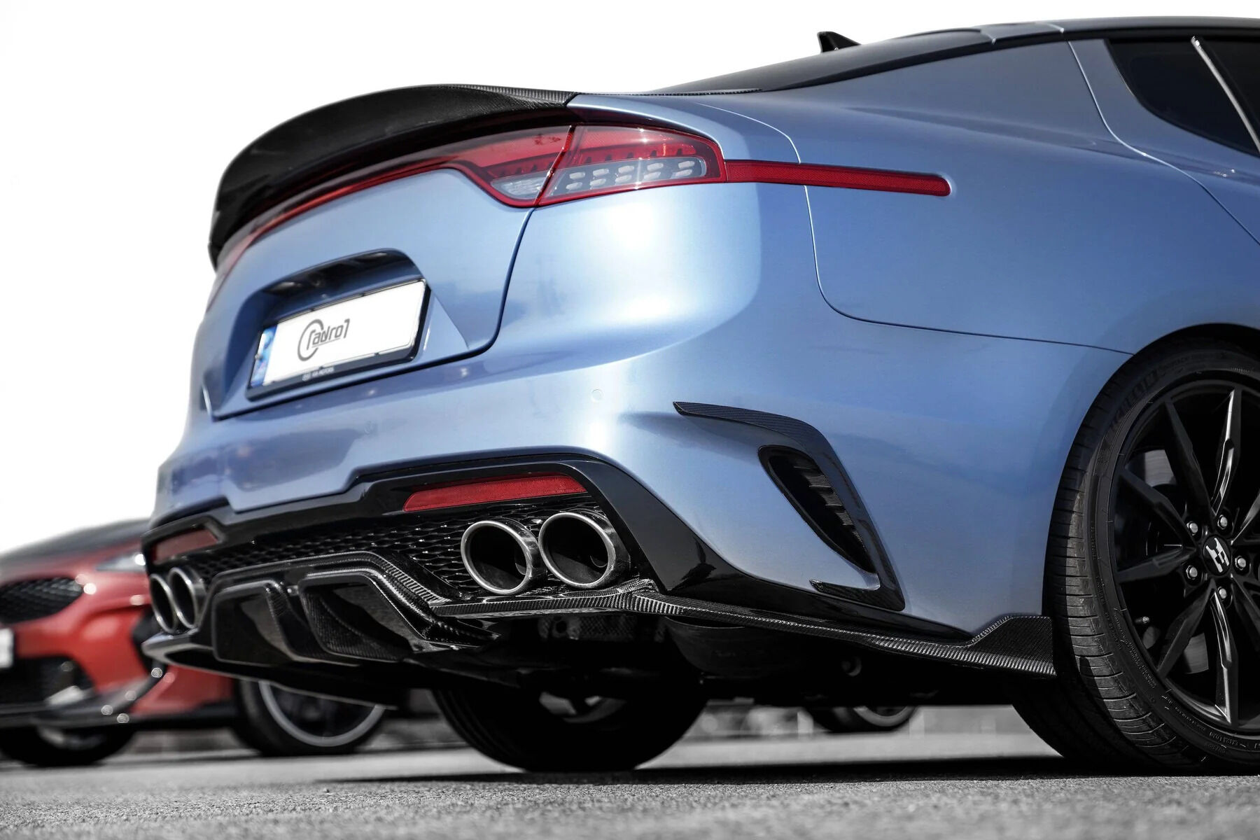 2022-2023 Kia Stinger GT-Line/GT1/GT2 V3 Carbon Fiber Rear Diffuser by ADRO USA - A12A30-1303