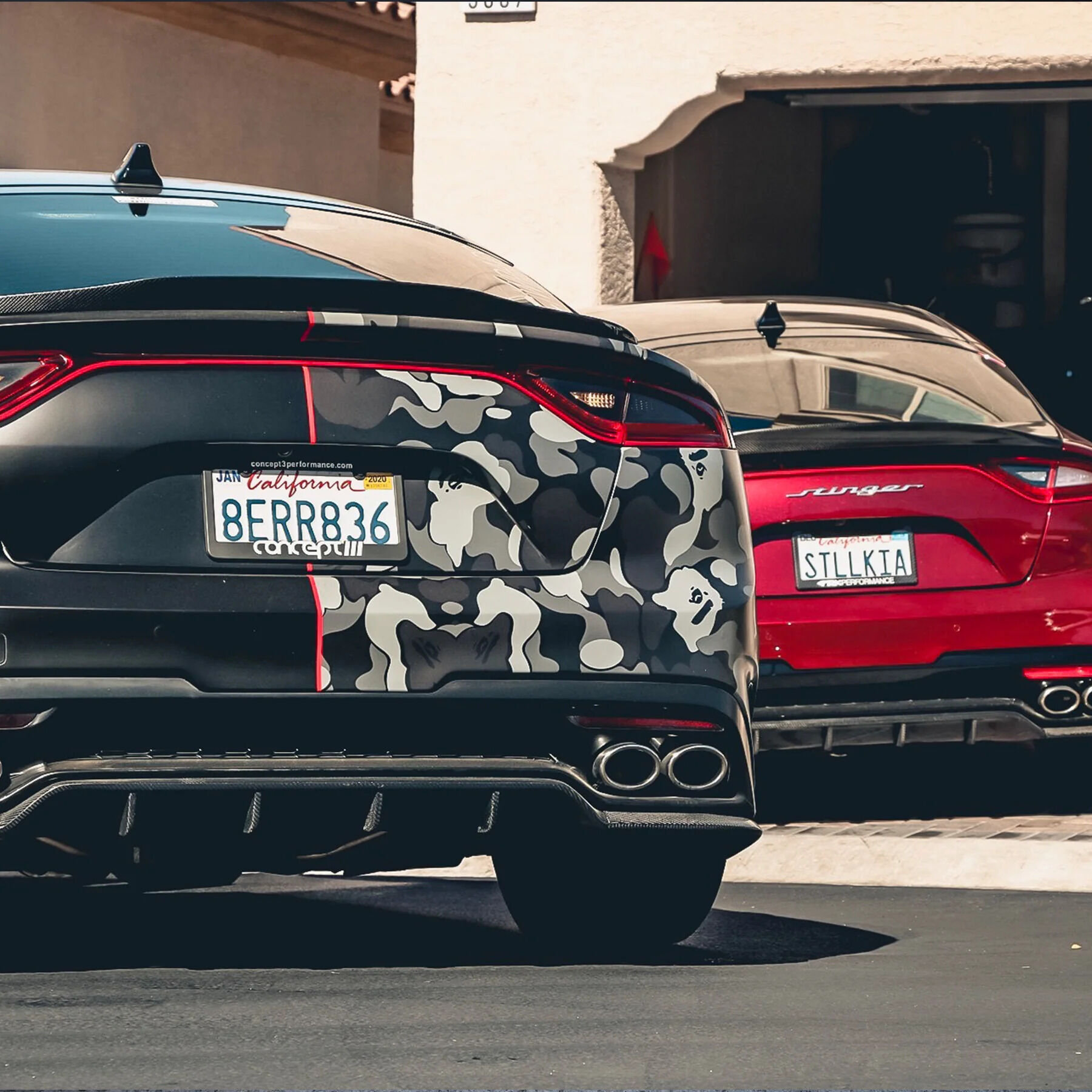 2018-2021 Kia Stinger GT/GT-Line/GT1/GT2/Premium/2.0 Base V2 Carbon Fiber Trunk Spoiler by ADRO USA