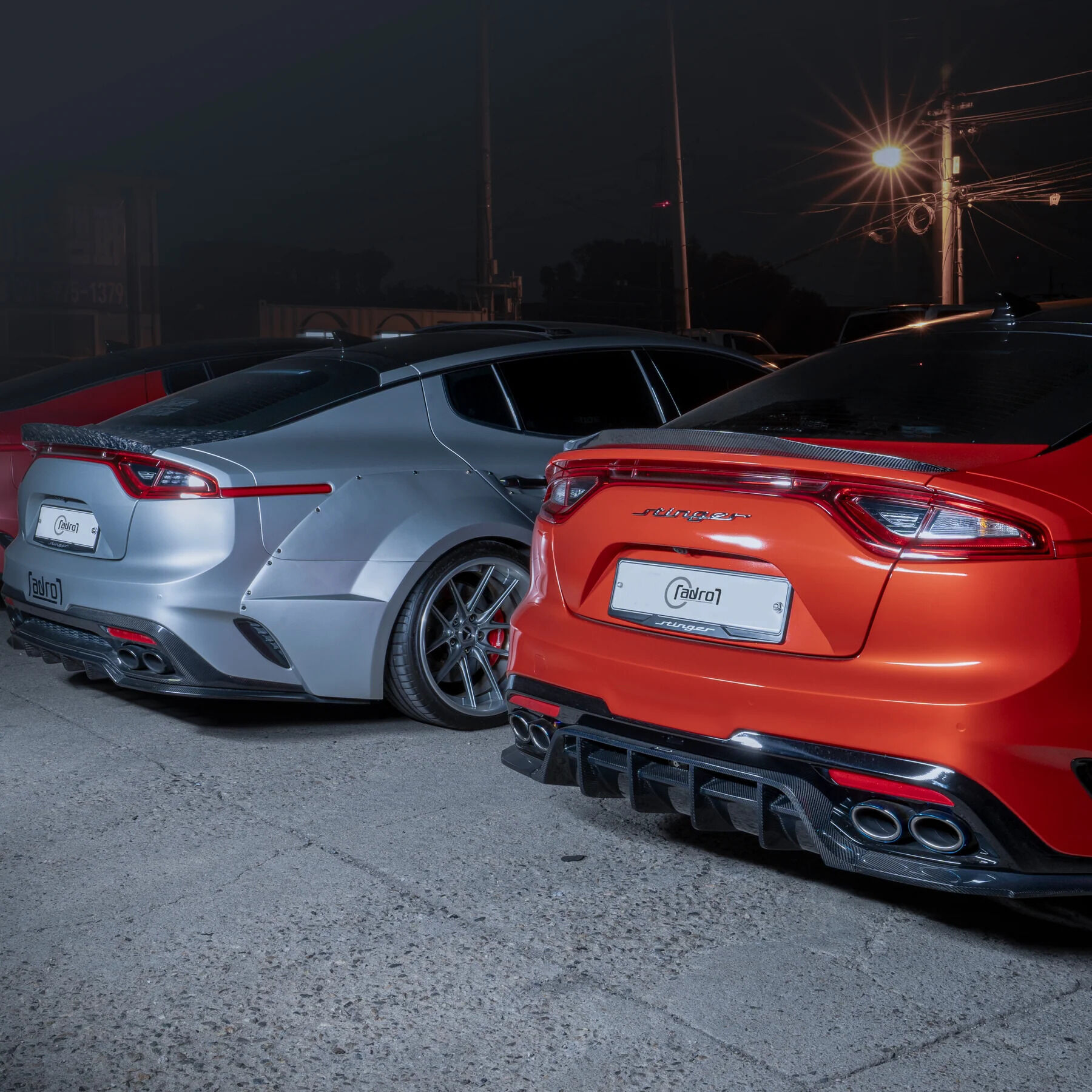 2018-2021 Kia Stinger GT/GT-Line/GT1/GT2/Premium/2.0 Base V2 Carbon Fiber Trunk Spoiler by ADRO USA