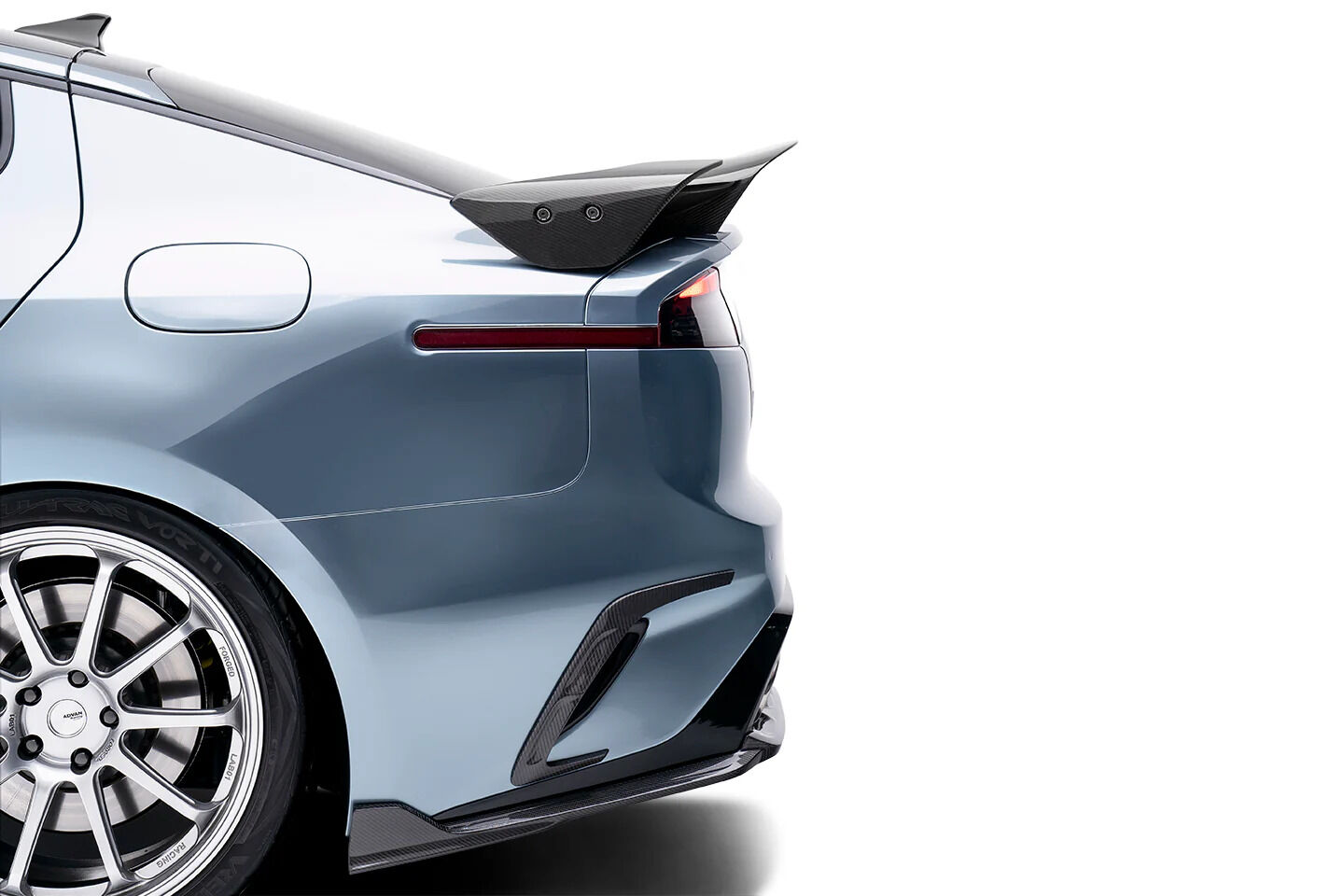 2018-2023 Kia Stinger GT/GT-Line/GT1/GT2/Premium/2.0 Base V3 Carbon Fiber Trunk Spoiler by ADRO USA