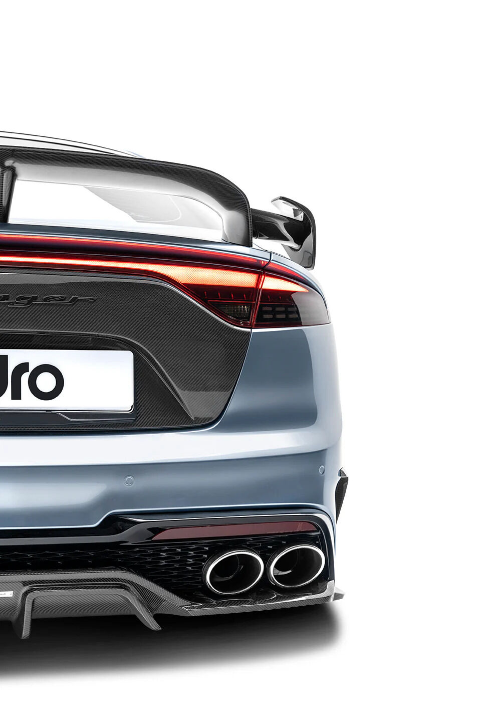 2018-2023 Kia Stinger GT/GT-Line/GT1/GT2/Premium/2.0 Base V3 Carbon Fiber Trunk Spoiler by ADRO USA
