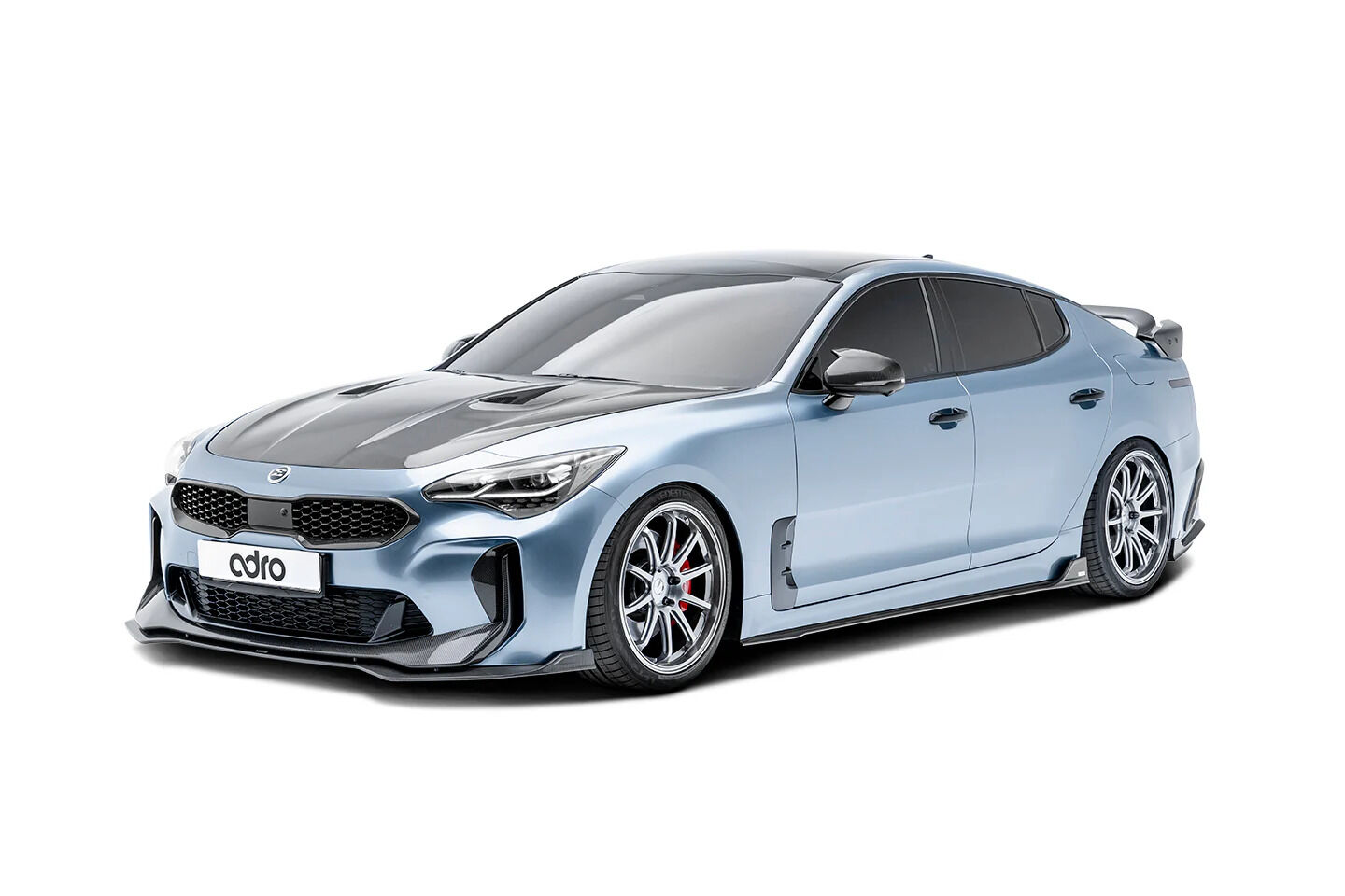 2018-2023 Kia Stinger GT/GT-Line/GT1/GT2/Premium/2.0 Base V3 Carbon Fiber Trunk Spoiler by ADRO USA