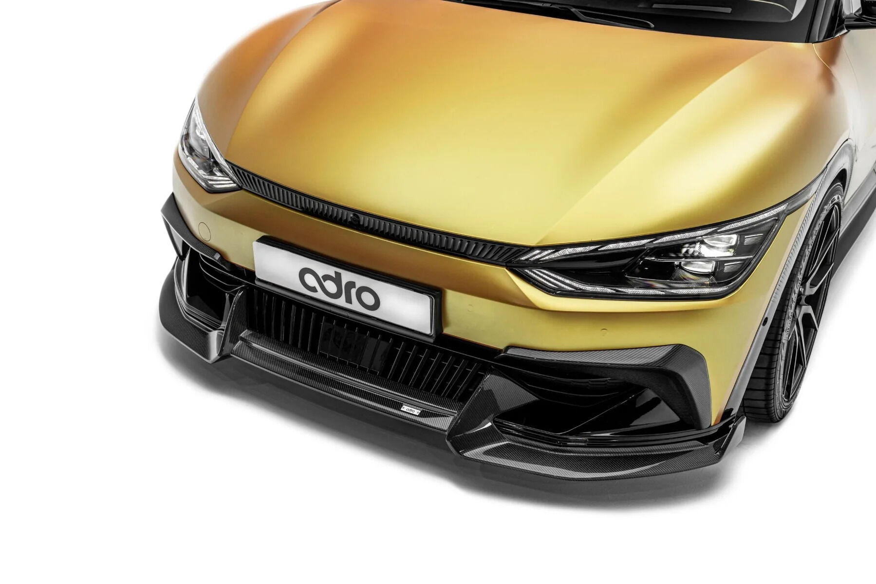 2022-2023 Kia EV6 First Edition/Light/Wind V1 Carbon Fiber Front Lip by ADRO USA - A12A40-1201