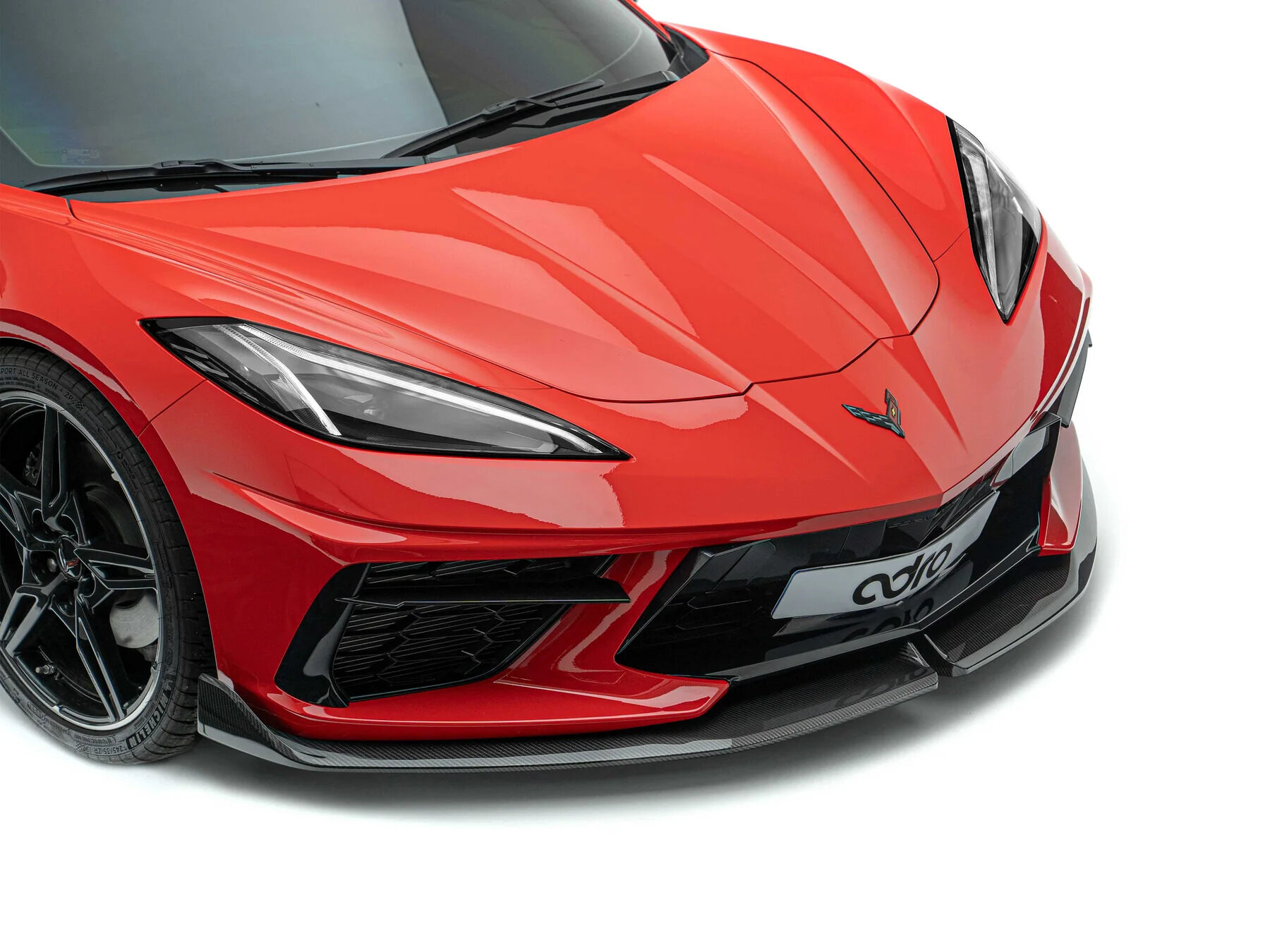 2020-2023 Corvette C8 1LT/2LT/3LT V1 Carbon Fiber Front Lip by ADRO USA