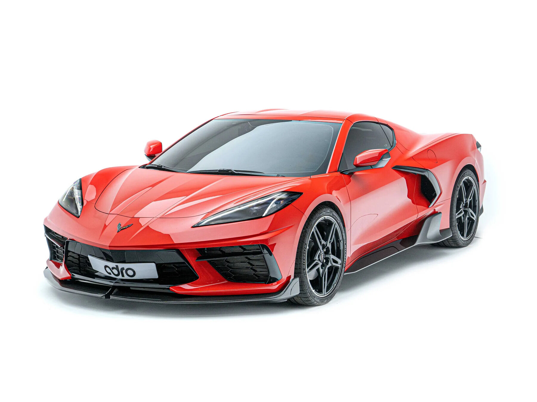 2020-2023 Corvette C8 1LT/2LT/3LT V1 Carbon Fiber Front Lip by ADRO USA