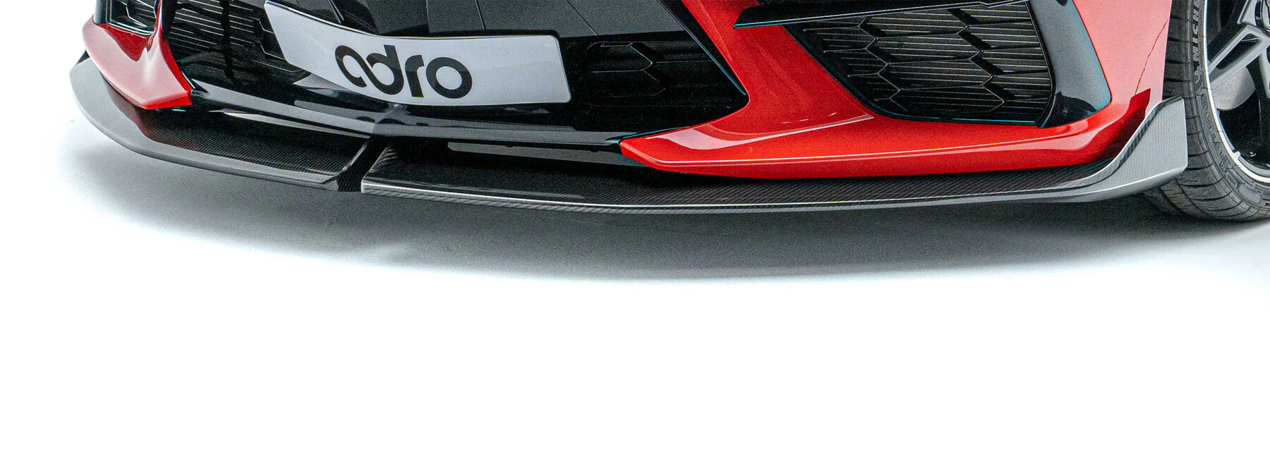 2020-2023 Corvette C8 1LT/2LT/3LT V1 Carbon Fiber Front Lip by ADRO USA