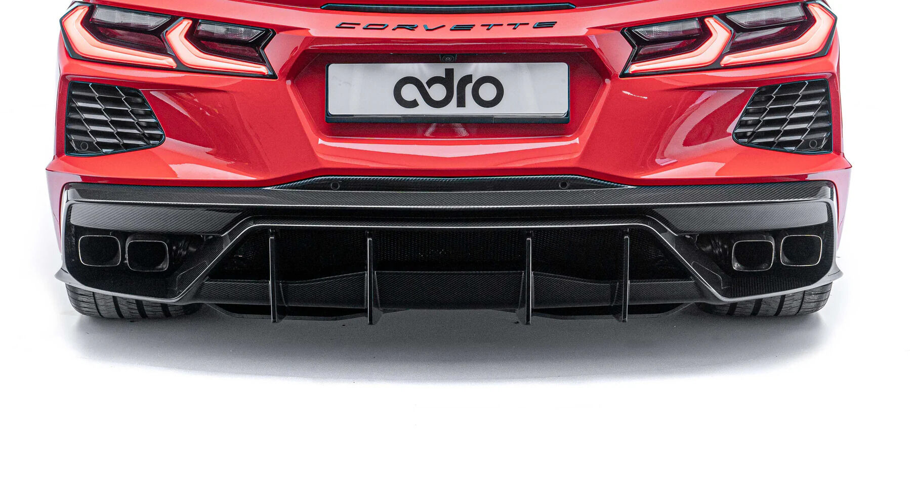 2020-2023 Corvette C8 1LT/2LT/3LT V1 Carbon Fiber Rear Diffuser by ADRO USA