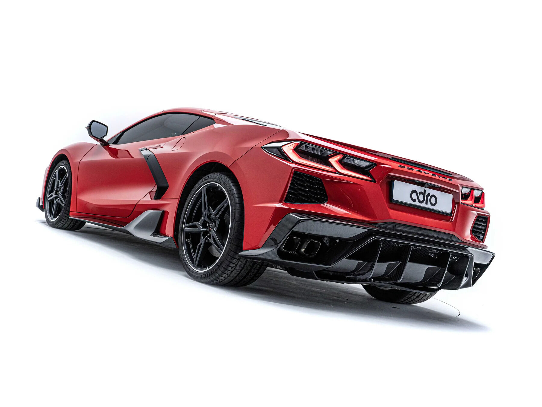 2020-2023 Corvette C8 1LT/2LT/3LT V1 Carbon Fiber Side Skirts by ADRO USA