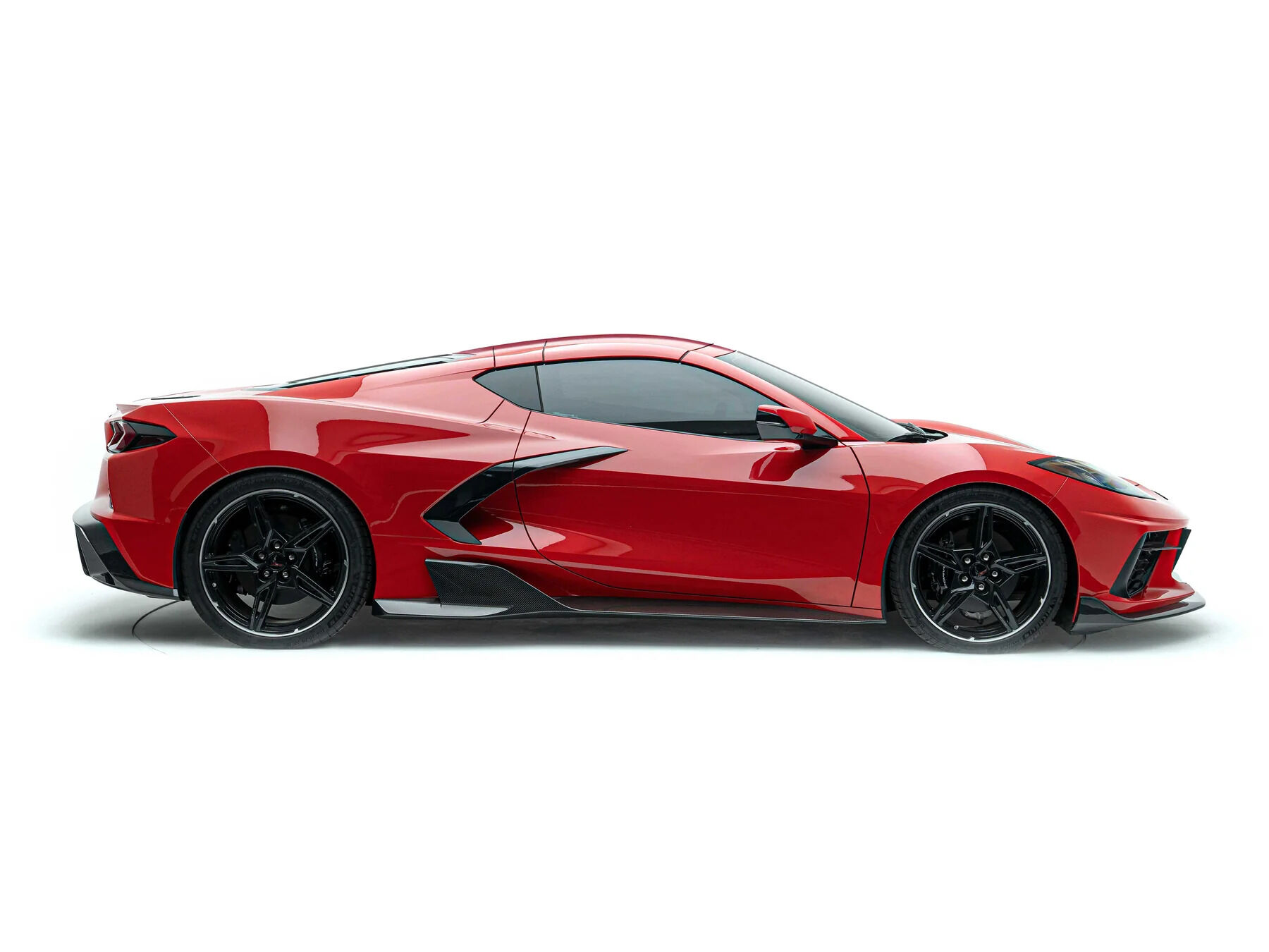 2020-2023 Corvette C8 1LT/2LT/3LT V1 Carbon Fiber Side Skirts by ADRO USA - A13A10-1401