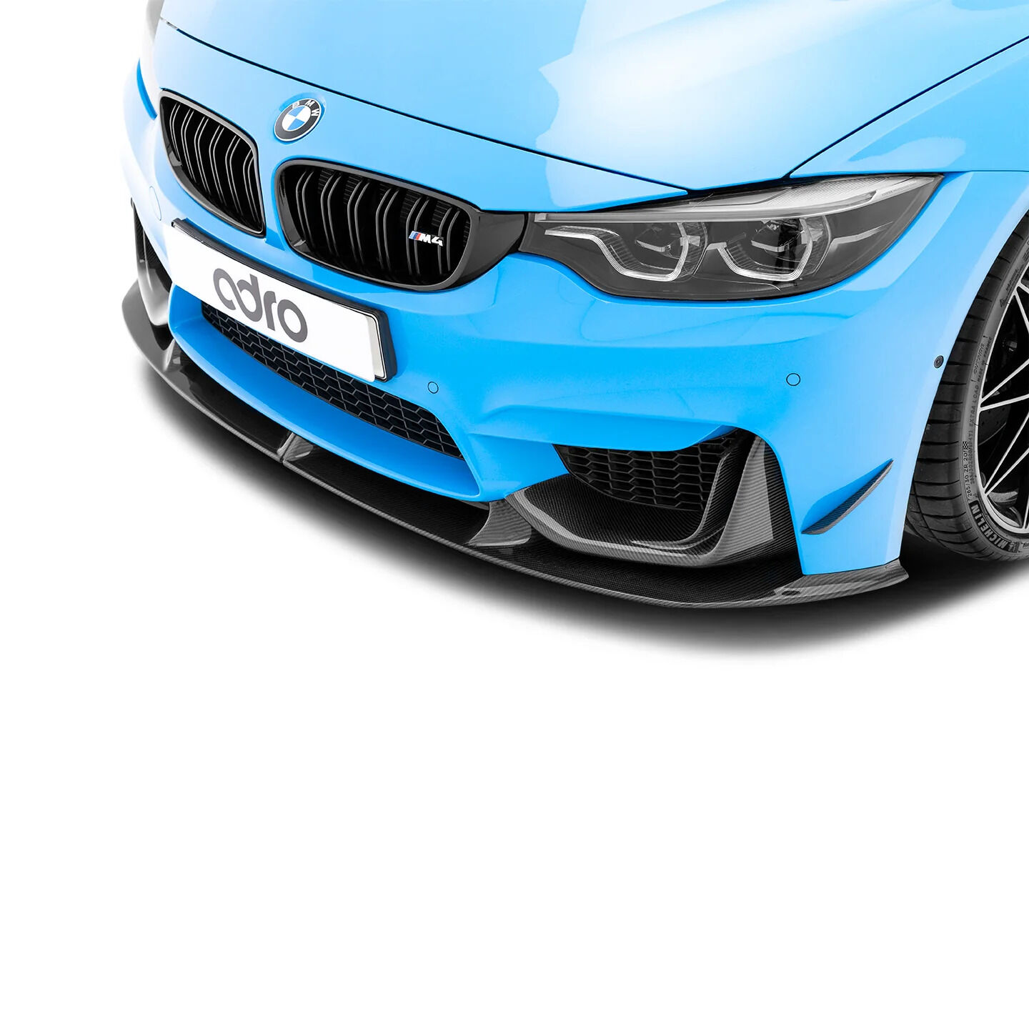 2015-2020 BMW M3 F80 V1 Carbon Fiber Front Lip by ADRO USA