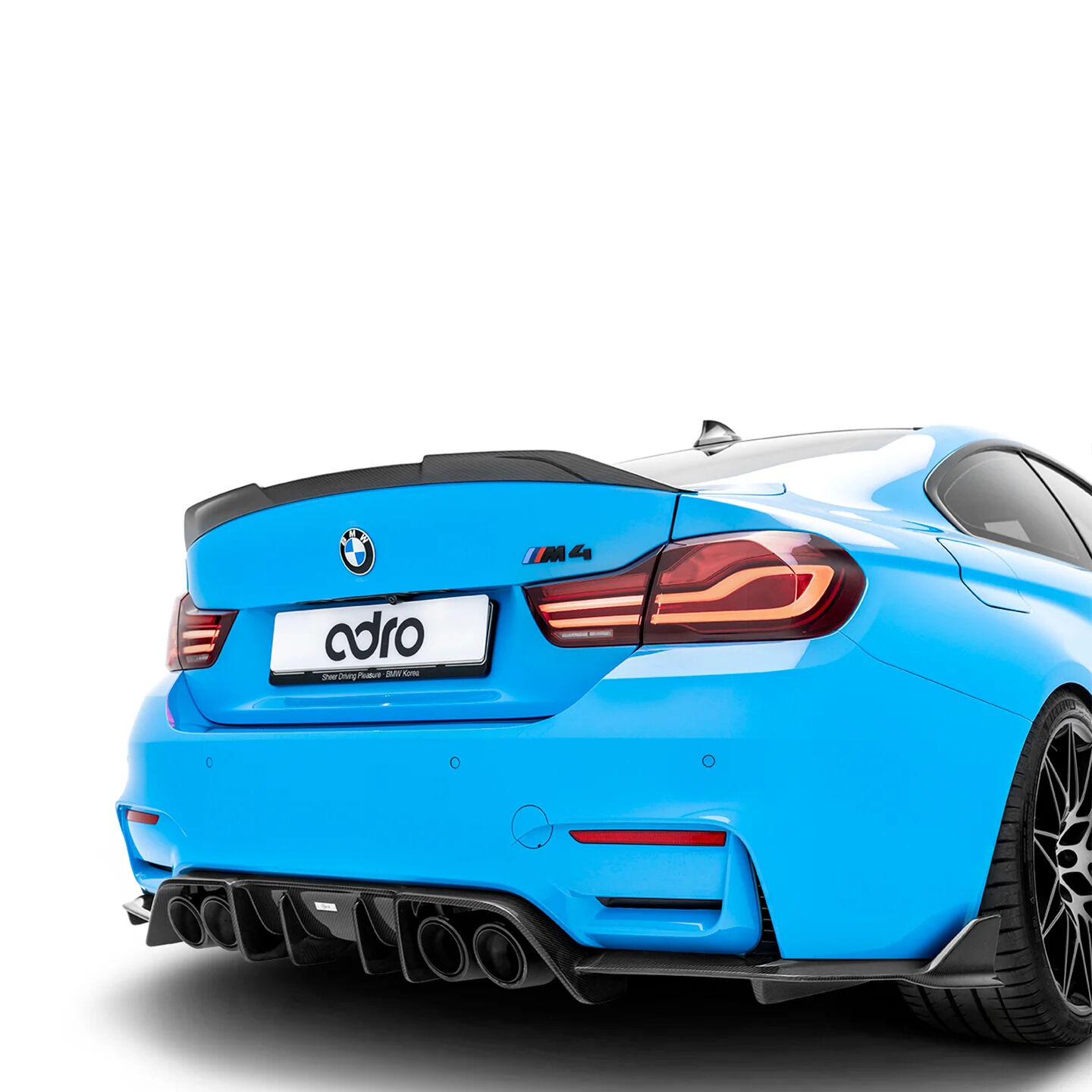 2015-2020 BMW M4 F82/F83 V1 Carbon Fiber Rear Diffuser by ADRO USA - A14A10-1301