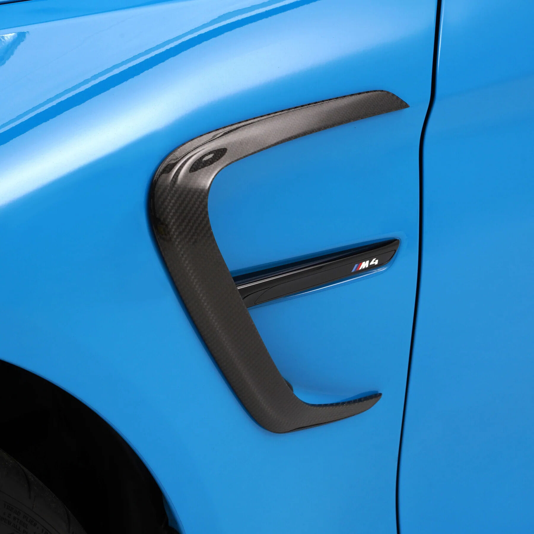 2015-2020 BMW M4 F82/F83 V1 Carbon Fiber Fender Trim Cover by ADRO USA
