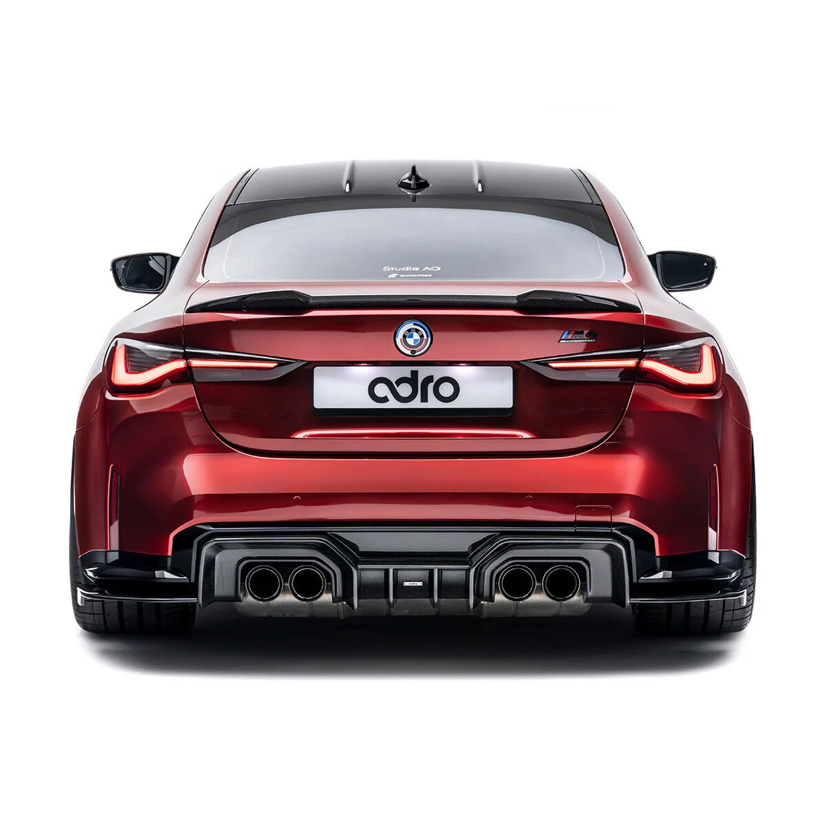 2021-2025 BMW M4 Xdrive/Competition G82 Coupe V1 Dry Carbon Fiber Trunk Spoiler by ADRO USA - A14A40-1502