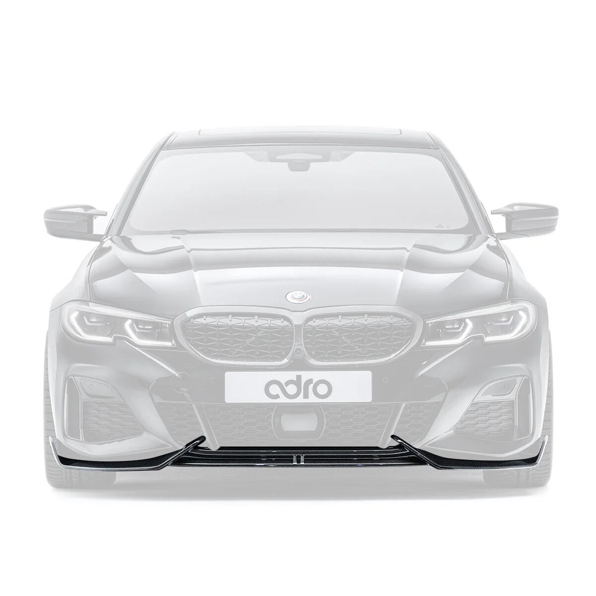 2020-2022 BMW M340i G20 Pre-LCI Carbon Fiber Front Lip by ADRO USA