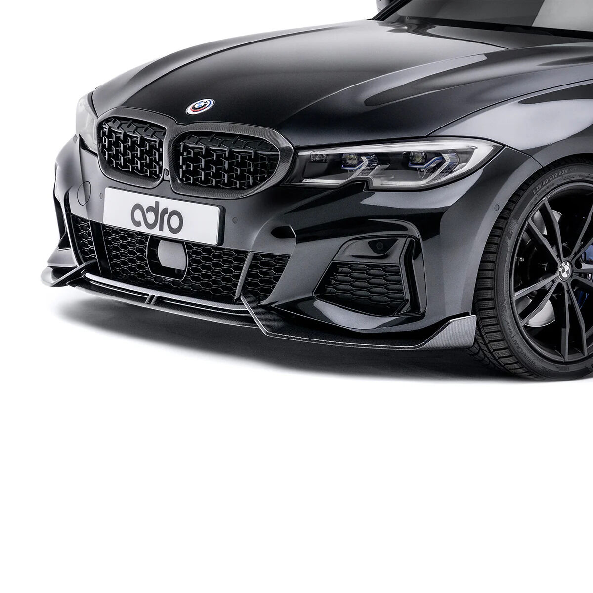 2020-2022 BMW M340i G20 Pre-LCI Carbon Fiber Front Lip by ADRO USA