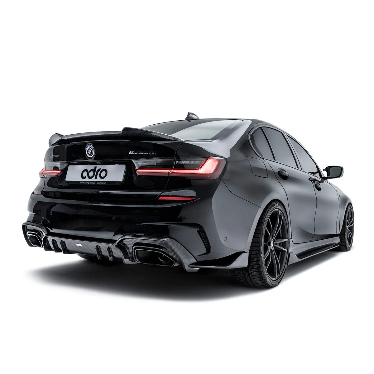 2020-2022 BMW M340i G20 Pre-LCI Carbon Fiber Side Skirts by ADRO USA