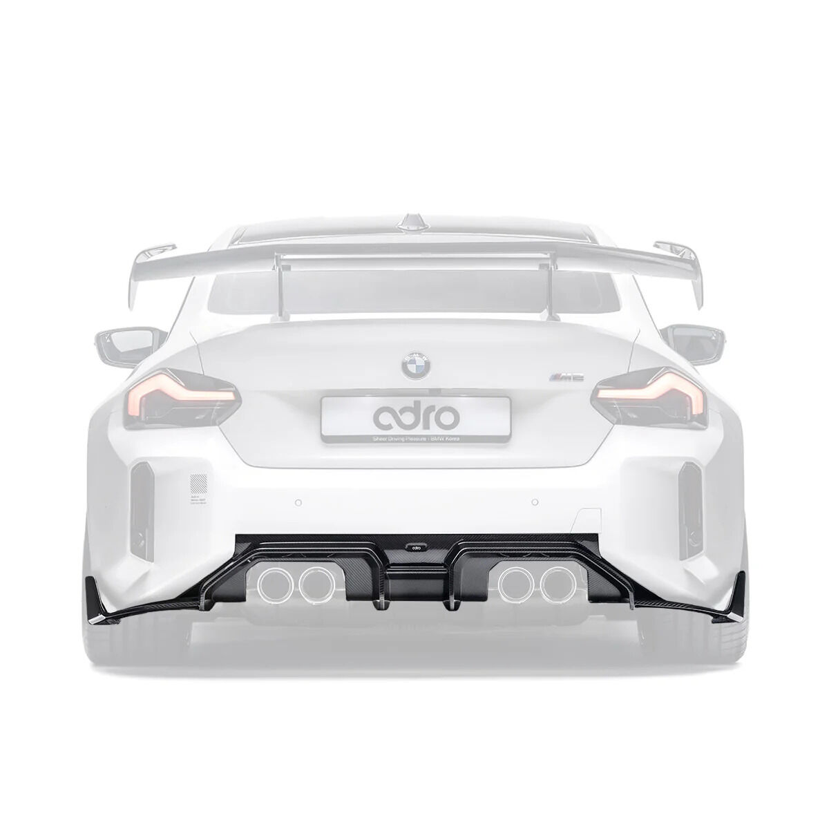 2023-2025 BMW M2 G87 Dry Carbon Fiber Rear Diffuser by ADRO USA