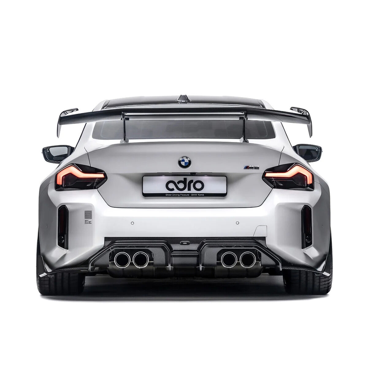2023-2025 BMW M2 G87 Dry Carbon Fiber Rear Diffuser by ADRO USA - A14A90-1301