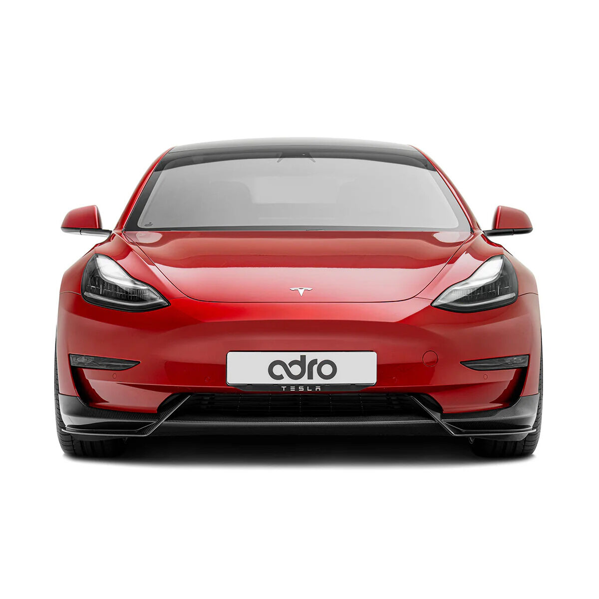 2017-2023 Tesla Model 3 V1 Dry Carbon Fiber Front Lip by ADRO USA - A15A10-1201