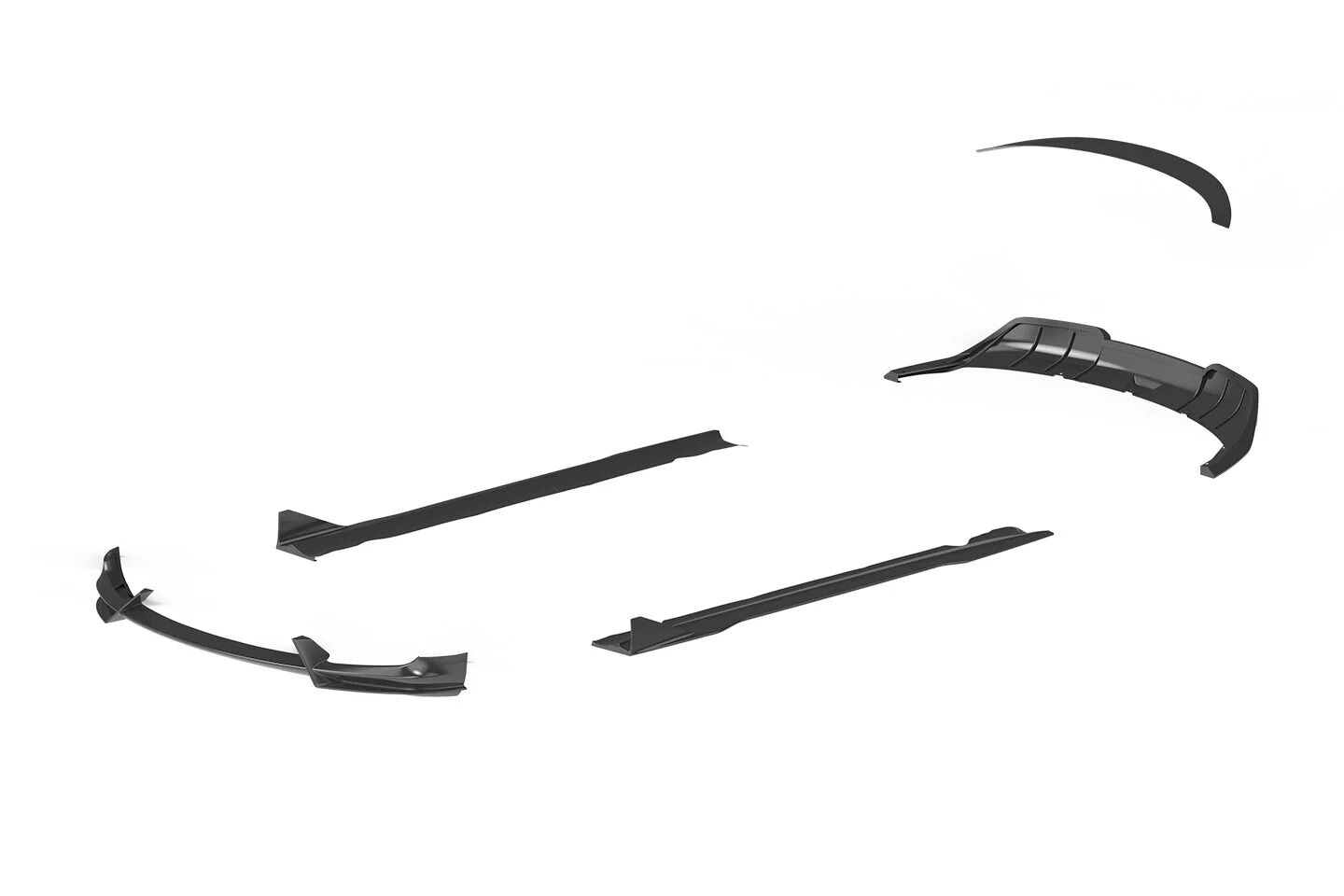 2017-2023 Tesla Model 3 V1 Dry Carbon Fiber Rear Diffuser by ADRO USA