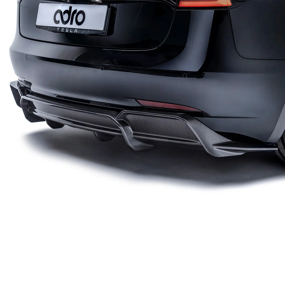 2017-2023 Tesla Model 3 V2 Carbon Fiber Rear Diffuser by ADRO USA