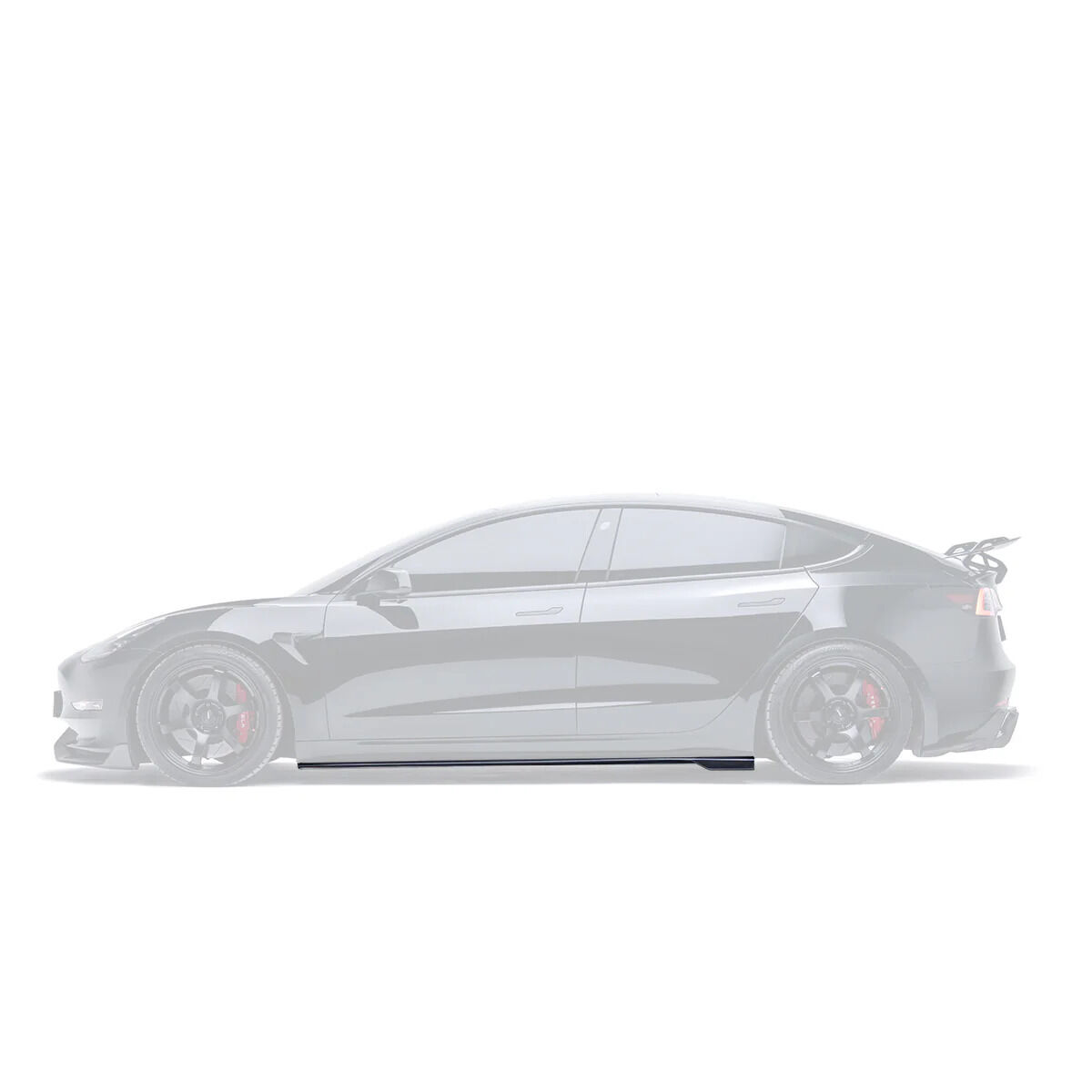 2017-2023 Tesla Model 3 V2 Carbon Fiber Side Skirts by ADRO USA