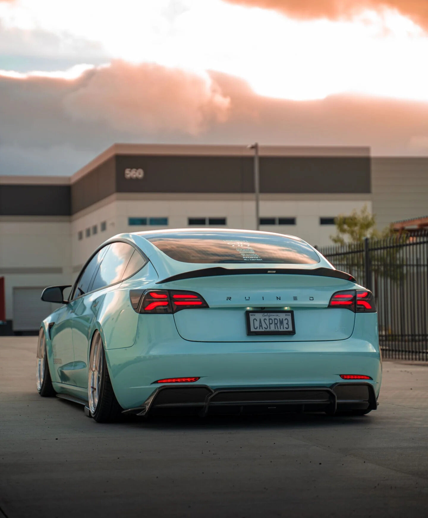 2017-2023 Tesla Model 3 V2 Carbon Fiber Spoiler by ADRO USA - A15A10-1502